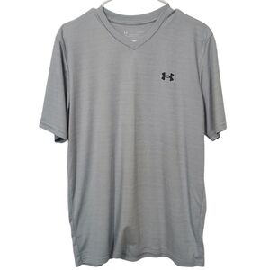 3/$20 Under Armour Heather Loose Fit Light Silver Grey Tee Sz L Open To Offers